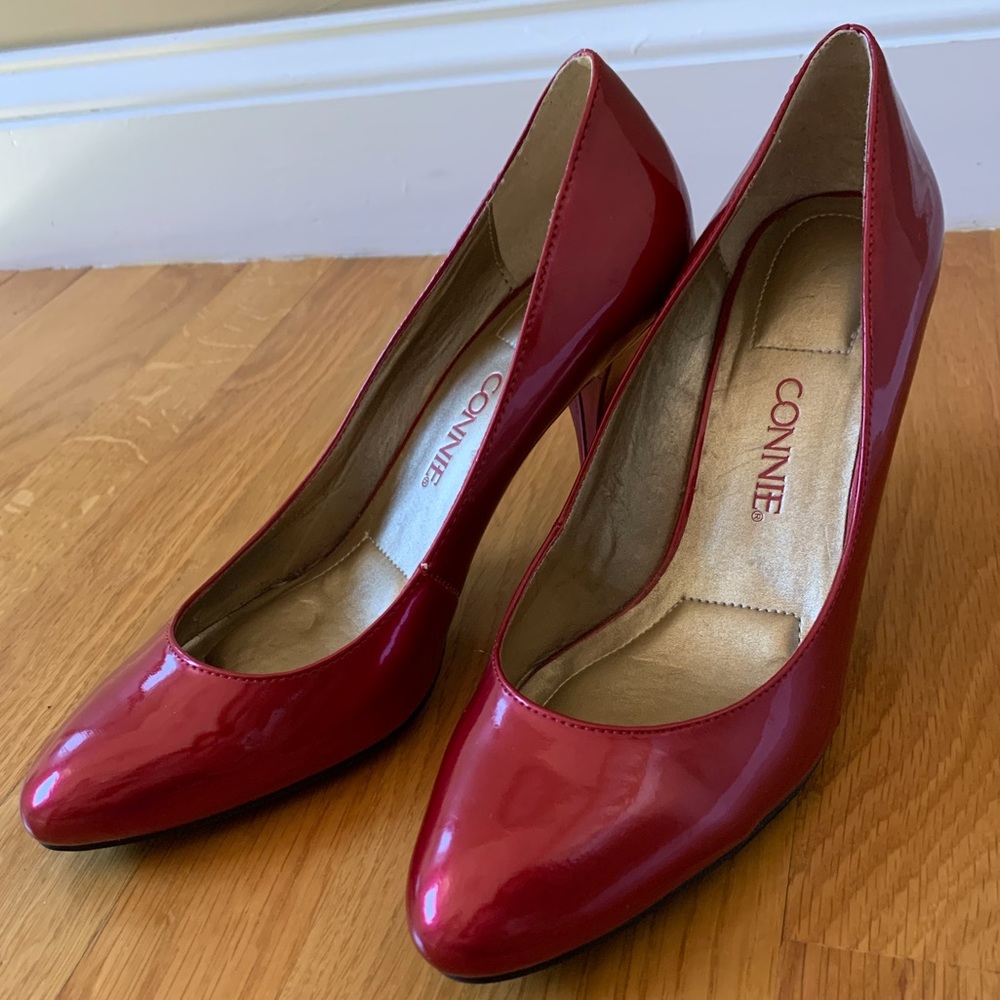 Red Connie Heels